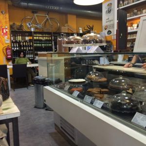 Desserts at Biovegan Cafeteria Navarro in Valencia