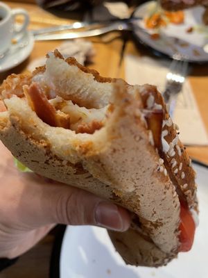 BLT. Buns are amazing  at Wild & The Moon - Elandsgracht in Amsterdam