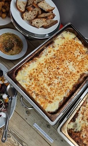 Miso Mushroom Lasagne at The Seven Bridges in Newcastle Upon Tyne