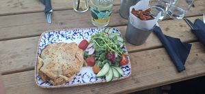 Vegetarische wellington at The Raven Inn in Devizes