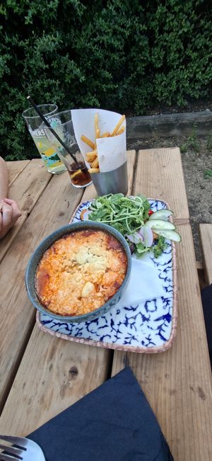 Vegetarische lasagne at The Raven Inn in Devizes