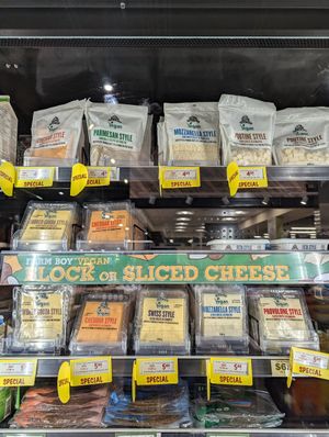 Vegan cheese options at Farm Boy in St Catharines
