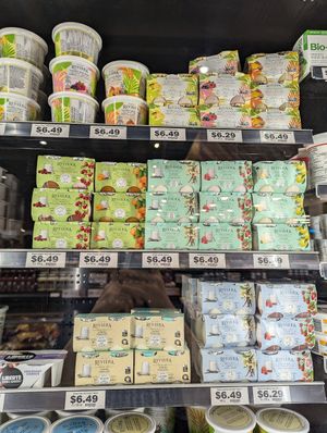 Vegan yogurt at Farm Boy in St Catharines