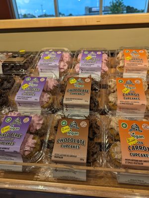 Vegan cupcakes at Farm Boy in St Catharines