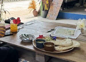   at Mademoiselle Mingu Cafe in Taketomi