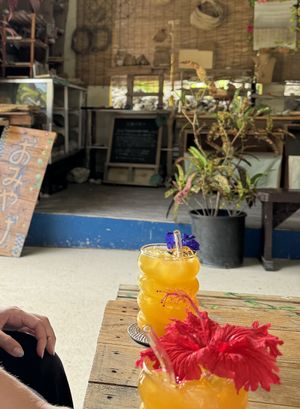   at Mademoiselle Mingu Cafe in Taketomi