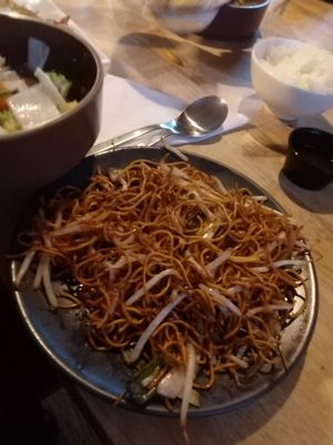 Chow mein Noodles at Oren Pho Vietnamese Restaurant in Northampton