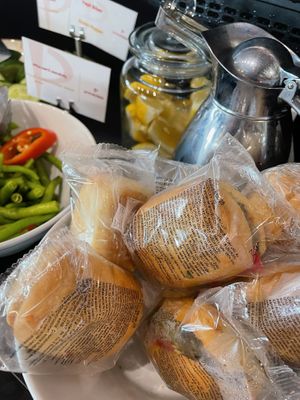 Vegan sandwiches   at BJV - Primeclass Lounge - Domestic Terminal in Bodrum