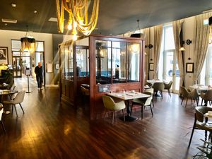Interior at The Wolff Grill Restaurant in Belfast