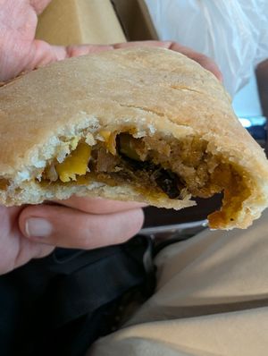 Empanadas with mushrooms at TAG - Green Thumb Farms in Panglao