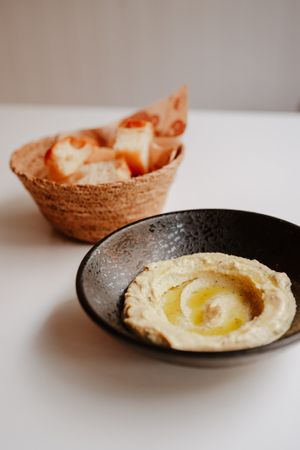 BASIL HUMMUS at Amy Focaccia in Torremolinos