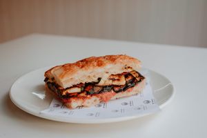 VEGAN VEGIE FOCACCIA at Amy Focaccia in Torremolinos