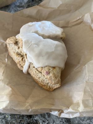 Orange scone  at Seth's Coffee in Appleton