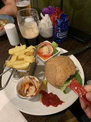 Vegan Burger  at The Horseshoe in Listowel
