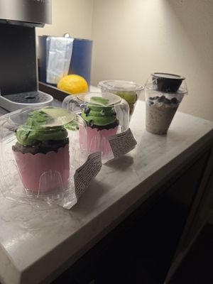 Overnight oats at the end   at Walt Disney World - Intermission Food Court in Lake Buena Vista