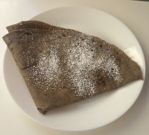Dark chocolate crepe   at Casa Del Gelato in Nice