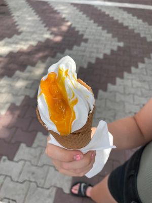 Soft serve ice cream   at Jaya in Tucepi
