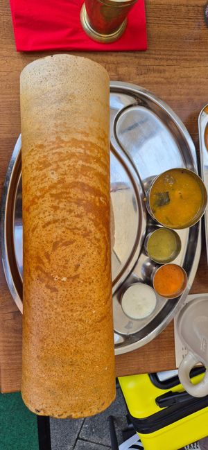 Plain Dosa at Anjappar Chettinad Indian Restaurant in Nuremberg