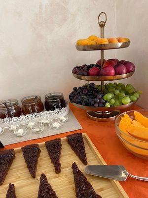 Tutto vegano e buonissimo 😋  at Hotel Reale in Rimini