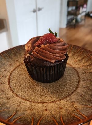 Chocolate Strawberry (GF) #Veganuary at Get Caked Bakery in Rochester