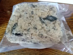 Cookies and cream rice krispie treat at Get Caked Bakery in Rochester