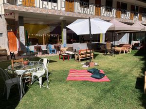 Garden chill at ANDÉN in Pisac