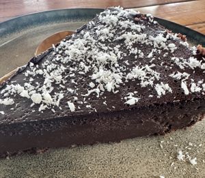 Chocolate mousse cake  at Lumuma in Pokhara