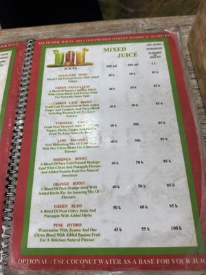   at Ubud Kitchen Juice Bar in Gianyar