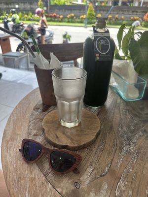 Green juice   at Ubud Kitchen Juice Bar in Gianyar