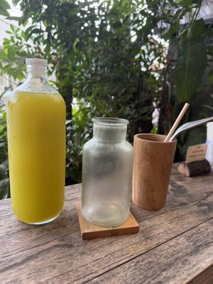 Fresh sugarcane! 1 whole liter $4  at Ubud Kitchen Juice Bar in Gianyar