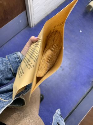 spinach pastry  at The Piemaker in Edinburgh