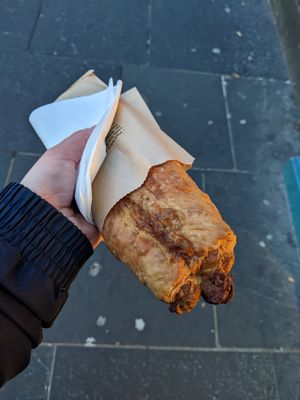 Double potato roll at The Piemaker in Edinburgh