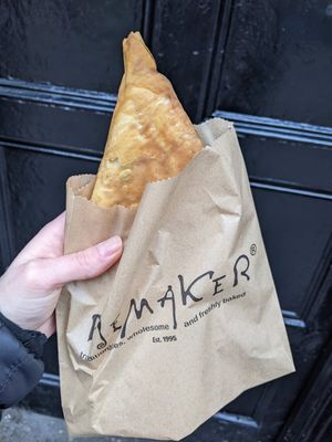 Spinach vergas at The Piemaker in Edinburgh