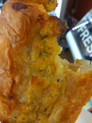 Double potato roll at The Piemaker in Edinburgh