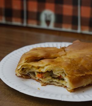 Mushroom vergas bake at The Piemaker at The Piemaker in Edinburgh