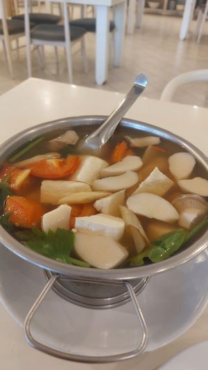 Tom Yam soup at Chantorn Pochana - Maharaj in Chanthaburi