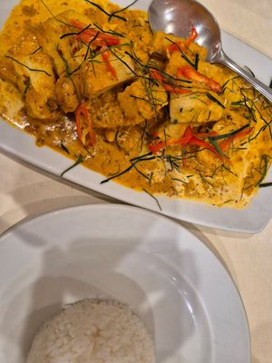 Panang curry at Chantorn Pochana - Maharaj in Chanthaburi