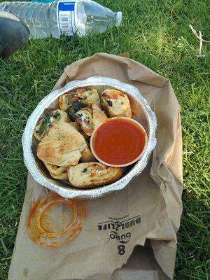 Vegan bites at Pizza Company in Las Vegas