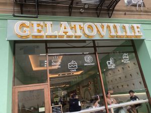 Front  at Gelatoville - 9th Ave in New York City