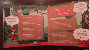 Sogar die Kinderkarte hat vegane Gerichte. at Cafe Extrablatt in Kaiserslautern