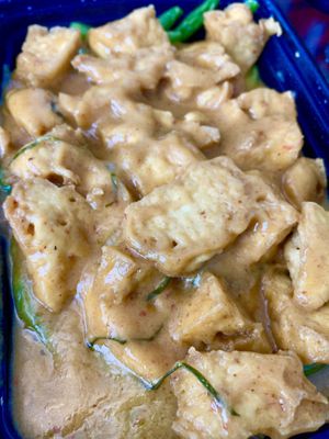 Thai Phanaeny Curry Tofu  at Uncle Lim's Kitchen in Wilmington