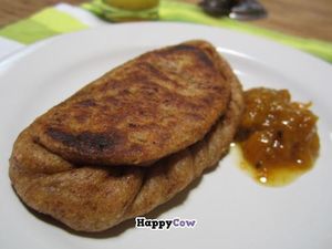 samosa at El Milenio in Tepoztlan