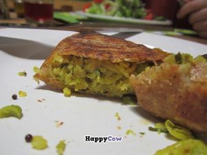 samosa at El Milenio in Tepoztlan