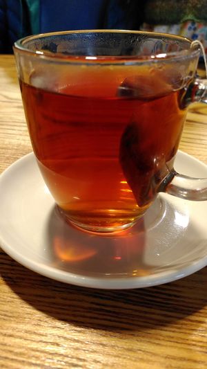 Cup of decaf tea (October 2025) at Red Kite Cafe in Ponterwyd