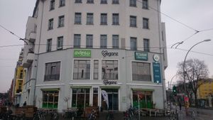 Outside at avesu in Berlin