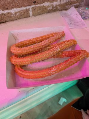 3 churros 3/5 at Masia de Sabor Churreria in Barcelona