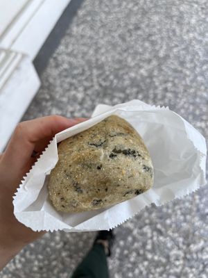 Sea weed sourdough bun ($90)  at Wheat Allergy Baking Studio in Taichung