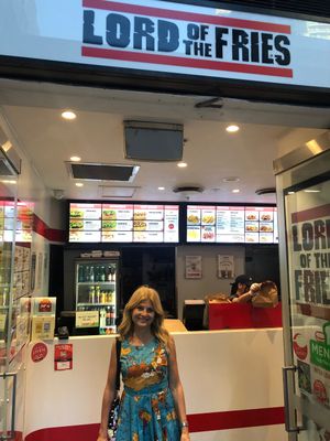 No inside seating  at Lord of the Fries in Sydney