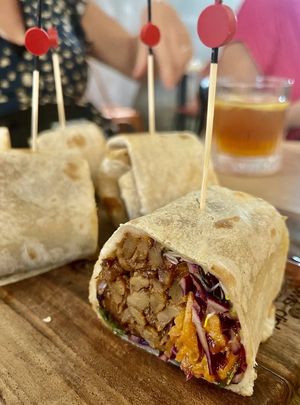 5️⃣Copper Branch - Pulled 'Chicken' Wrap  at Vegan Food Tour Rotterdam in Rotterdam