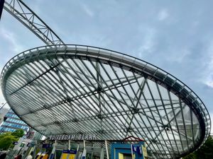 Station Blaak aka de UFO at Vegan Food Tour Rotterdam in Rotterdam